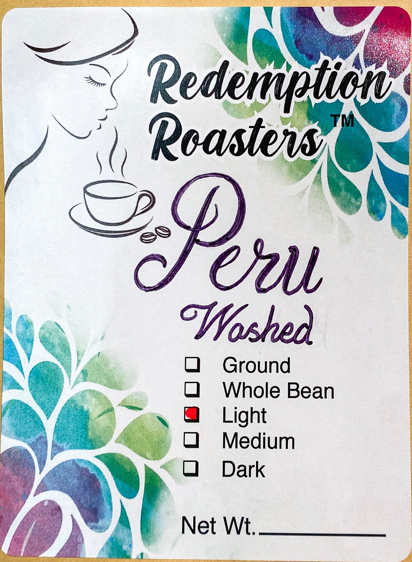 Redemption Roasters Light Roast Peru