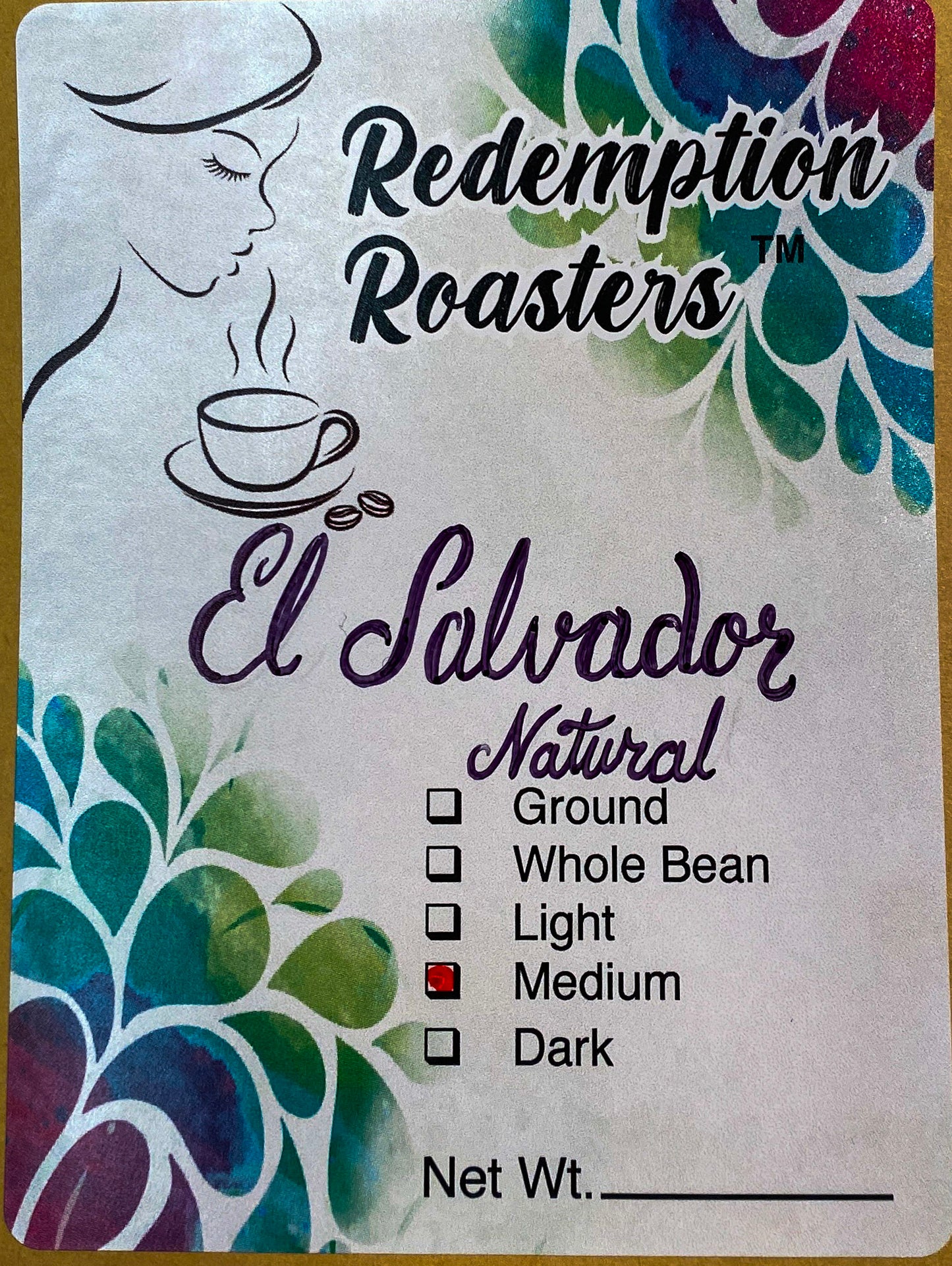 Redemption Roasters Medium Roast El Salvador