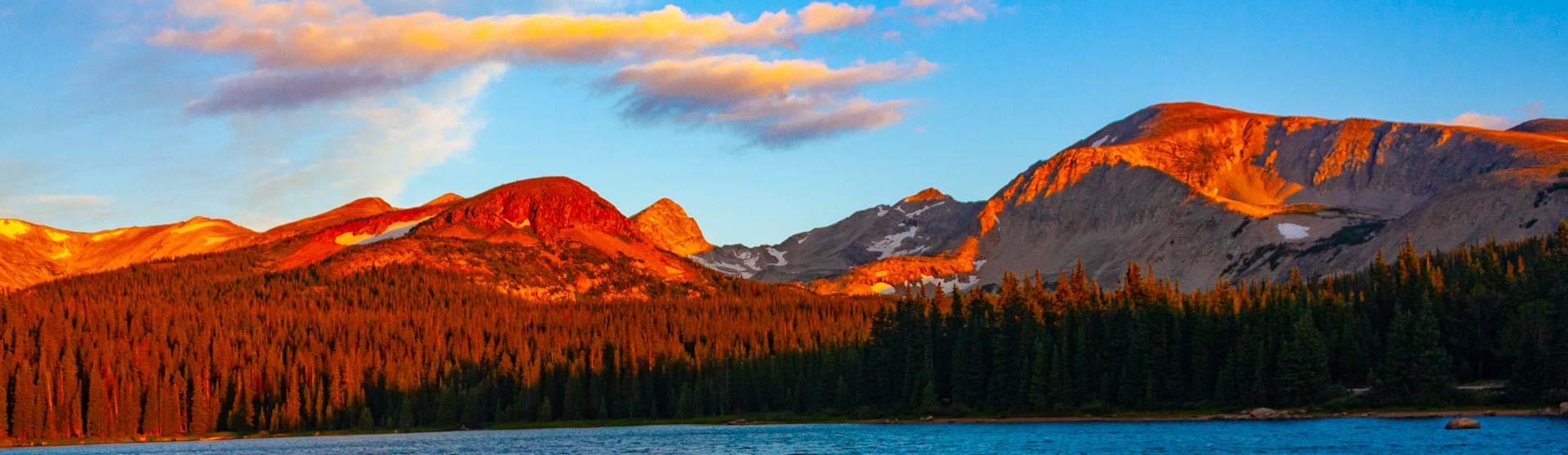 Sunrise over Indian Peaks Wilderness