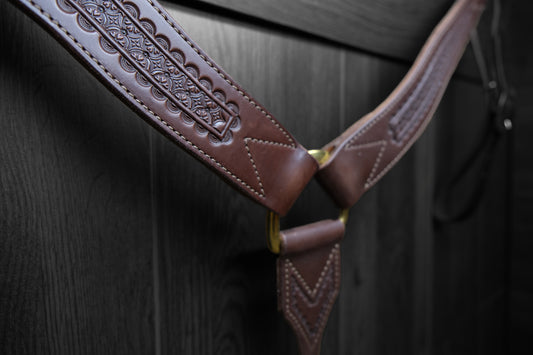 Breastcollar, Working, border tooled