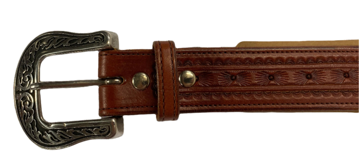 belt 1114, 32", deep oiled chestnut