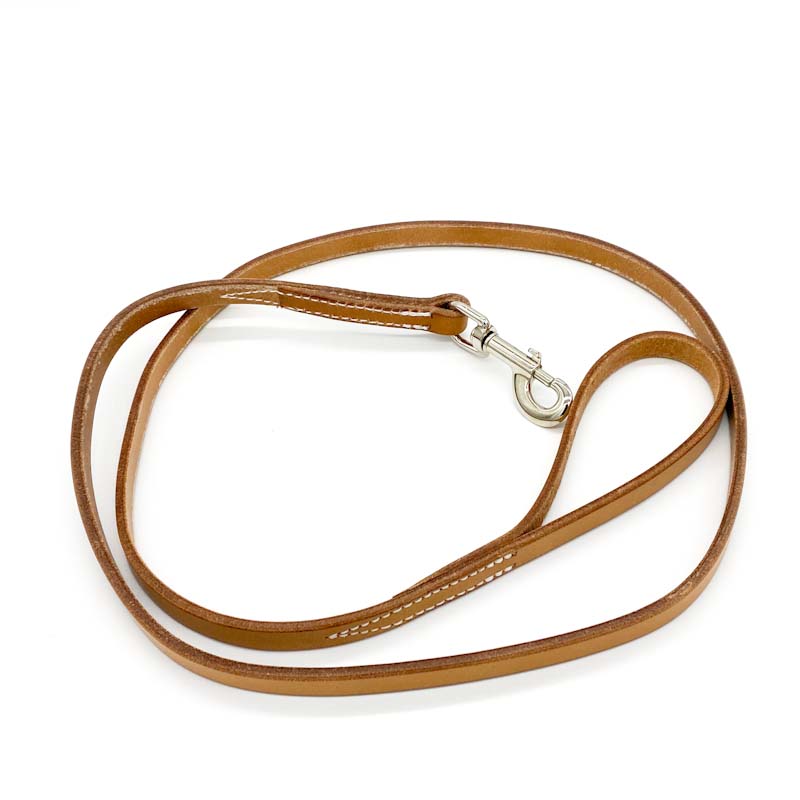 Leather Dog Leash, stitched