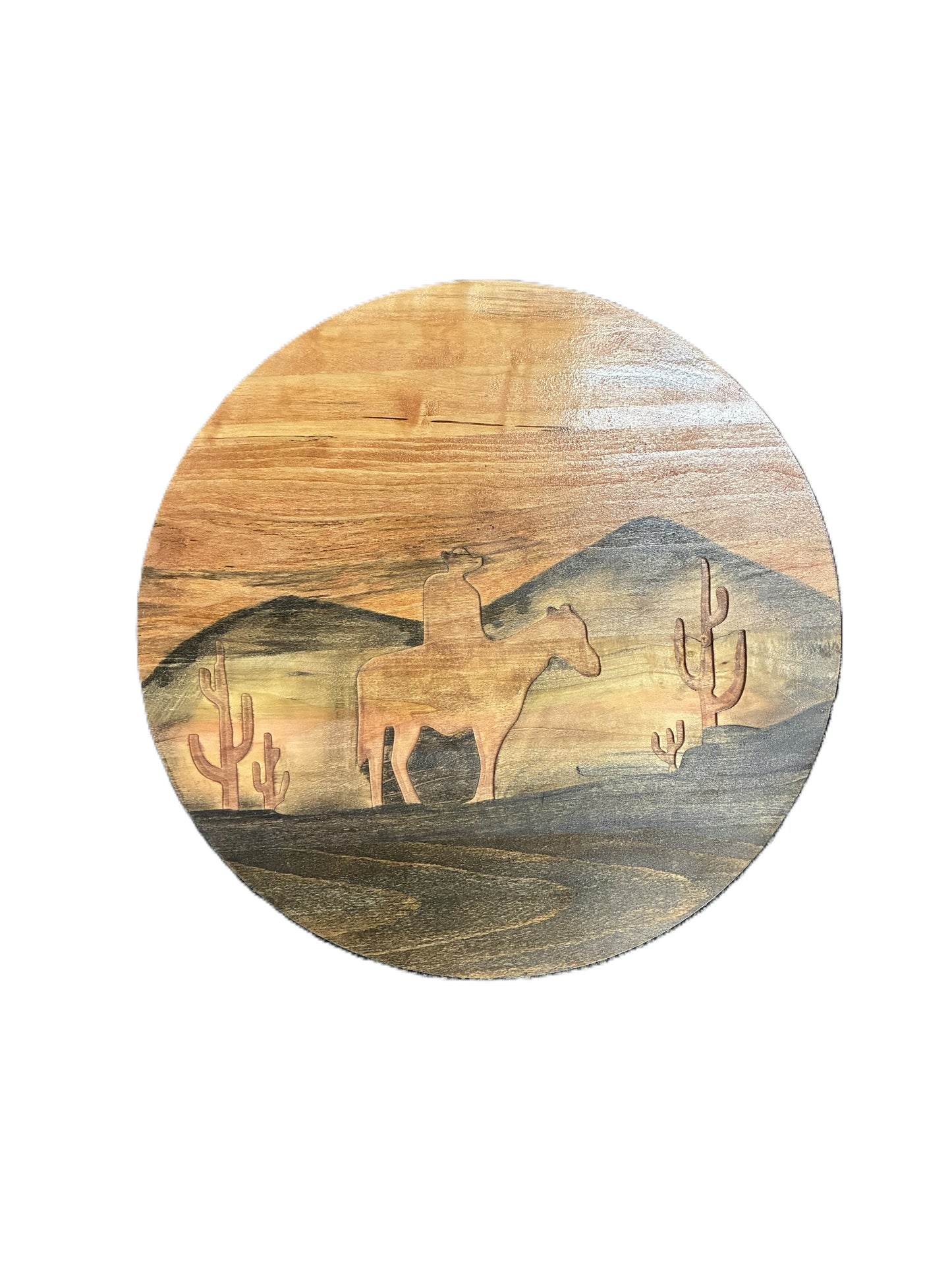 Round Sign - Cowboy