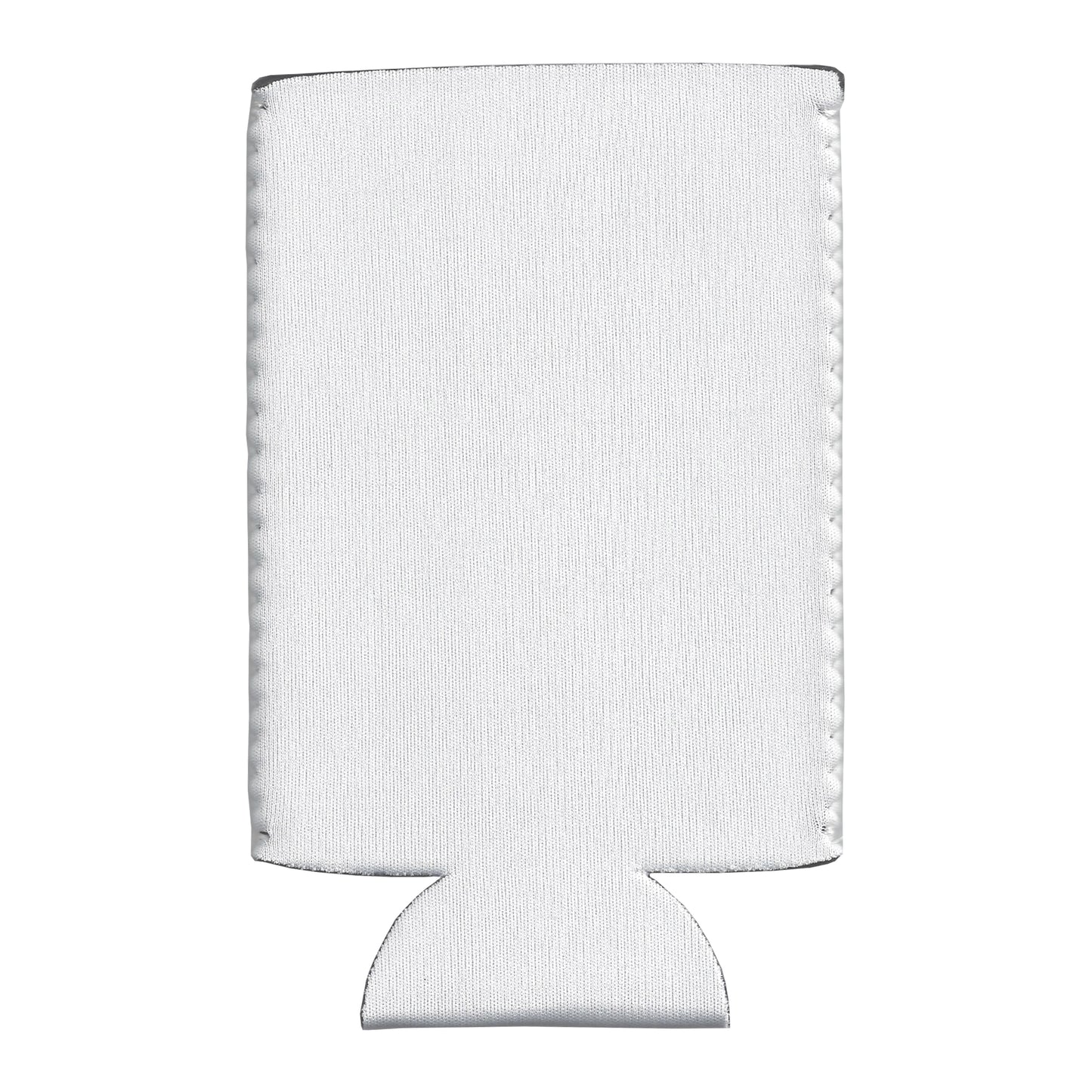 blank white neoprene koozie