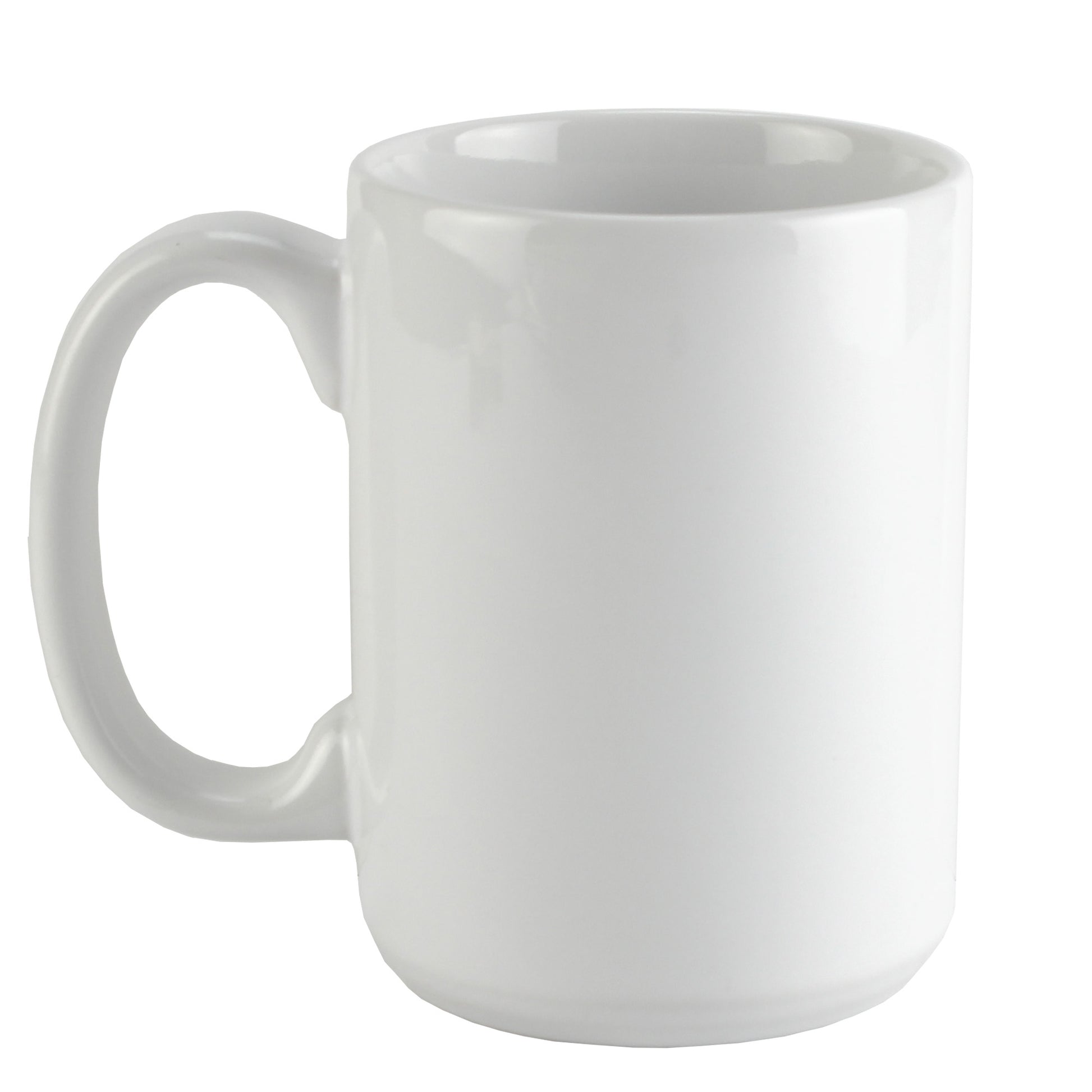 blank white coffee mug
