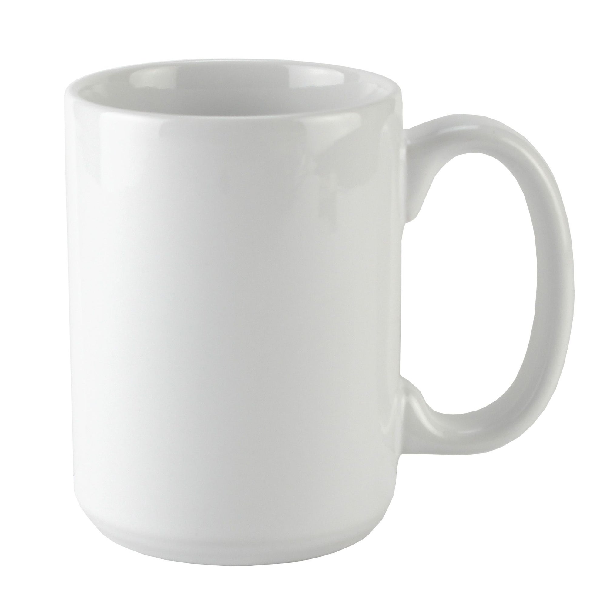 blank white coffee mug