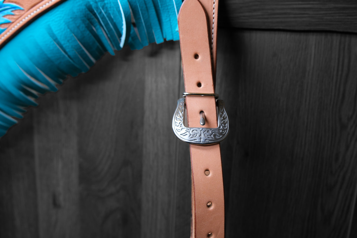 Breastcollar, Standard, hand tooled and hand painted