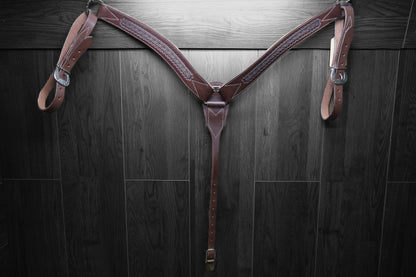 Breastcollar, Working, border tooled