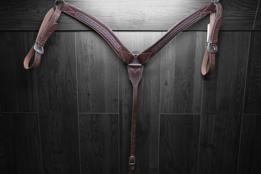 Breastcollar, Working, border tooled