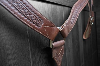 Breastcollar, Working, border tooled