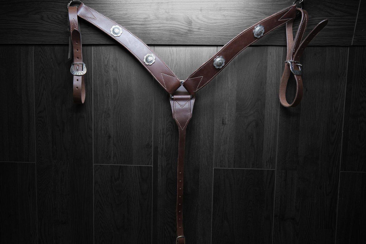 Breastcollar, Working, plain with conchos