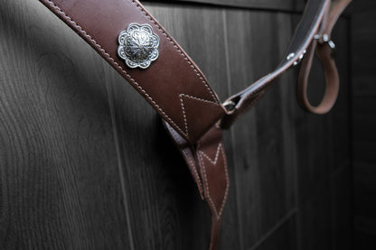 Breastcollar, Working, plain with conchos