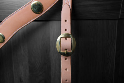 Breastcollar, Standard, plain with conchos