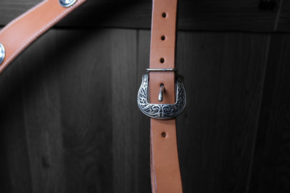 Breastcollar, Working, plain with conchos