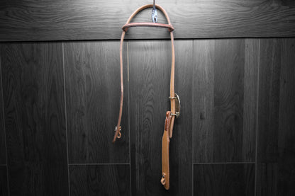 Breastcollar, Pulling Collar and One Ear Headstall, hand tooled and painted
