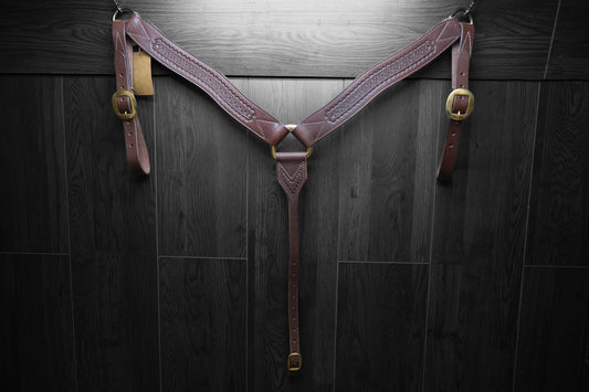 Breastcollar, Working, border tooled