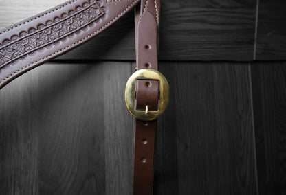Breastcollar, Working, border tooled