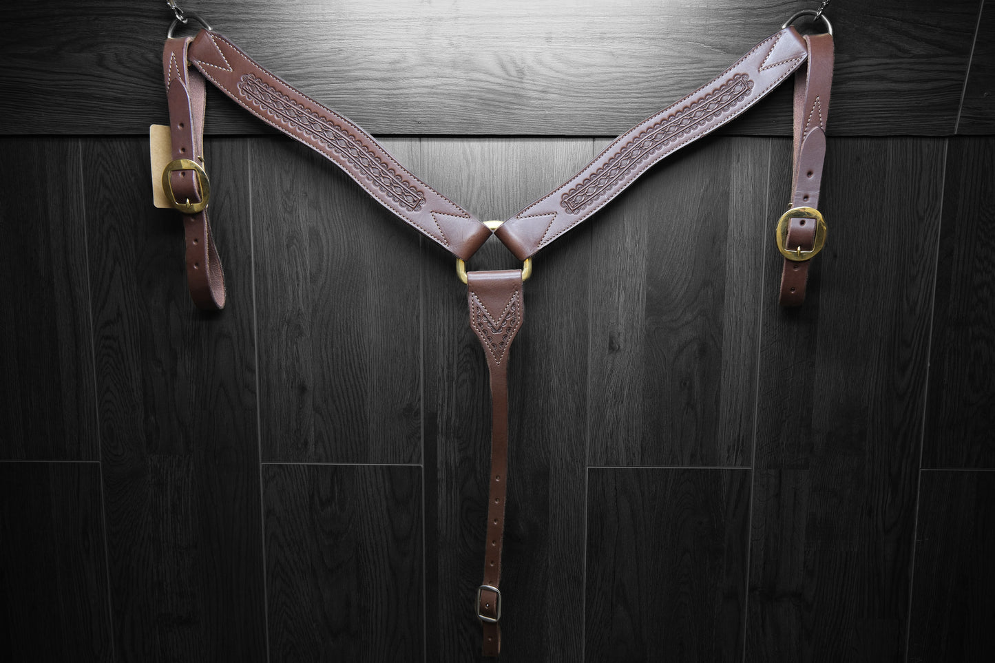 Breastcollar, Working, border tooled