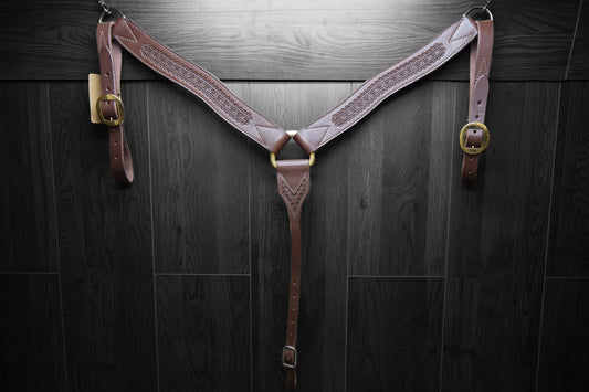 Breastcollar, Working, border tooled