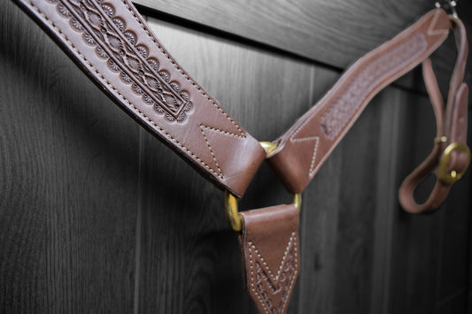 Breastcollar, Working, border tooled