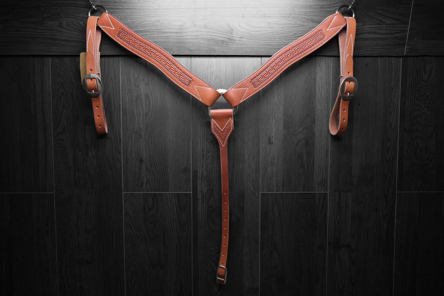 Breastcollar, Working, border tooled