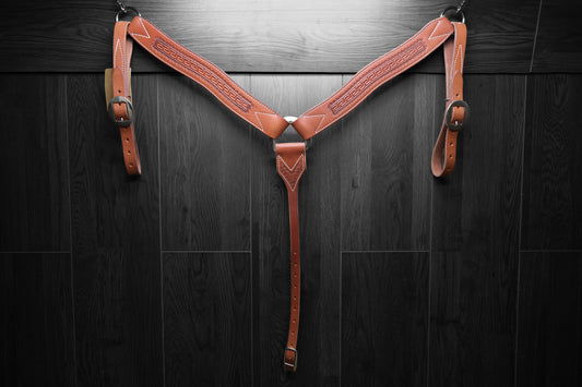 Breastcollar, Working, border tooled
