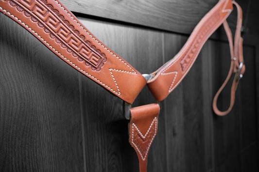 Breastcollar, Working, border tooled