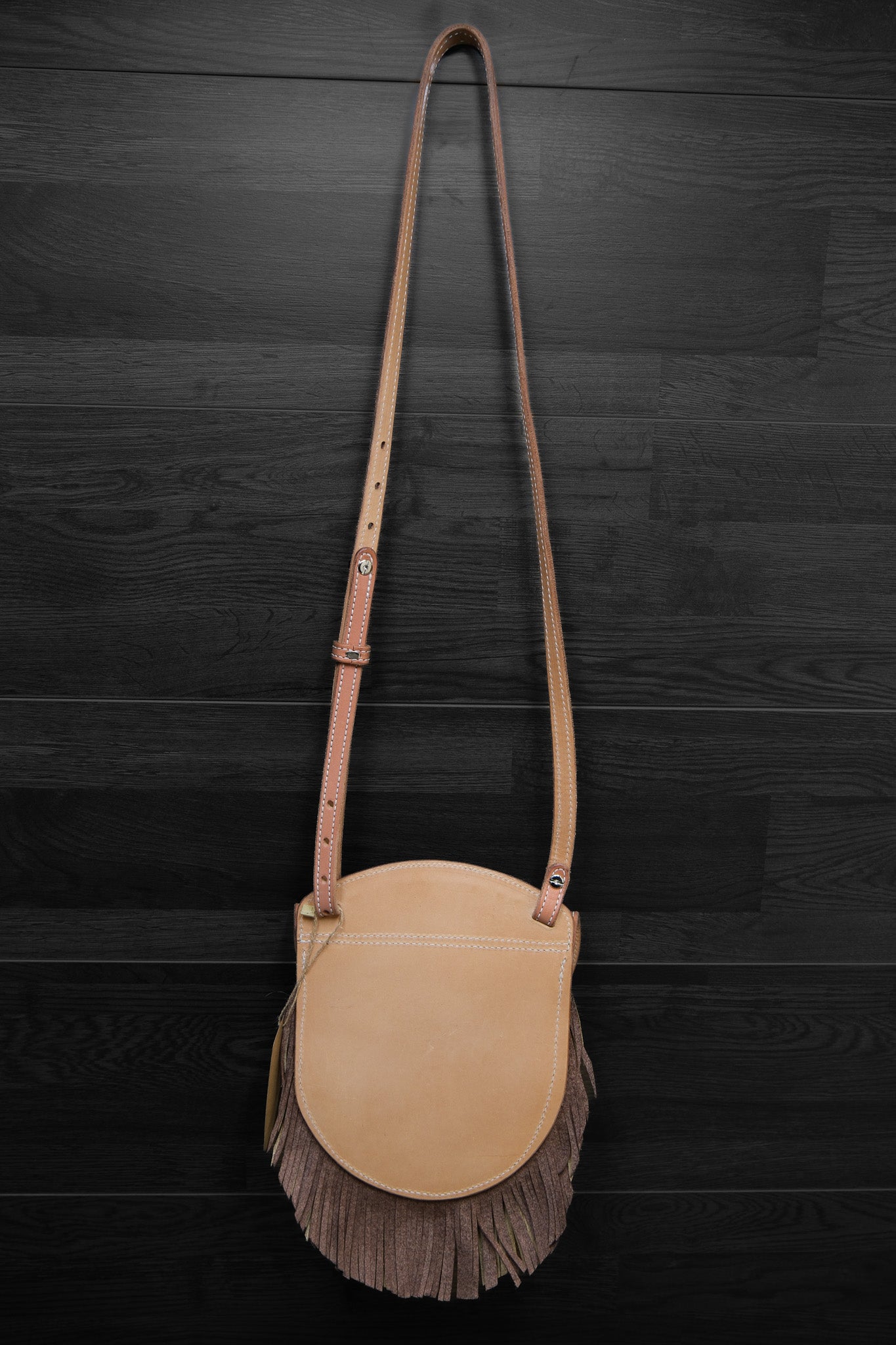 Purse, cross body with fringe