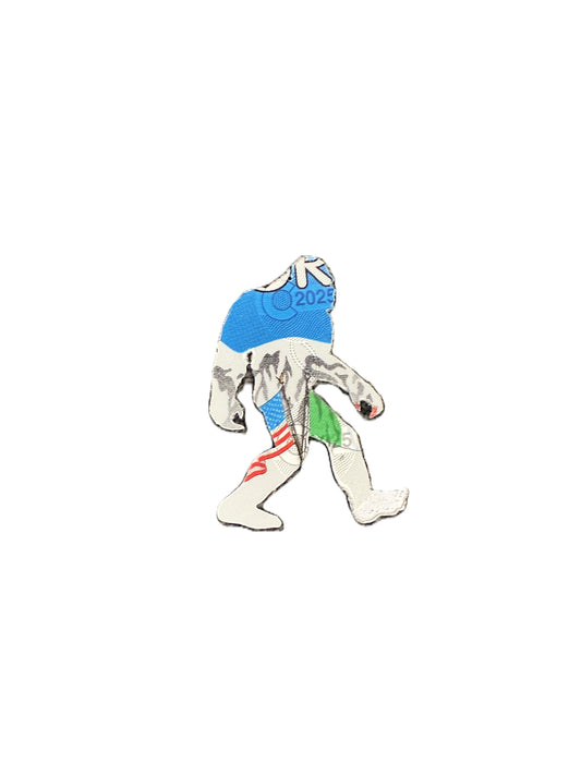 License Plate Bigfoot Ornament - Italian American
