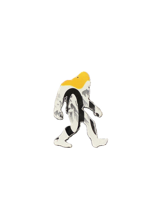 License Plate Bigfoot Ornament - Pioneer