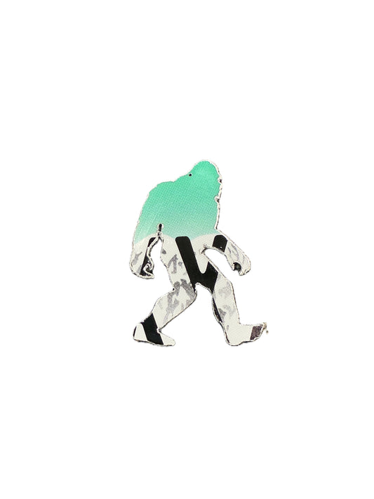 License Plate Bigfoot Ornament - Pollinators