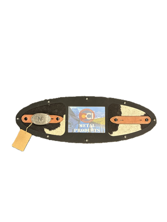 Metal Belt Buckle Display - Oval