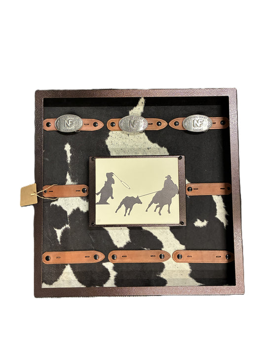 Metal Belt Buckle Display - Square