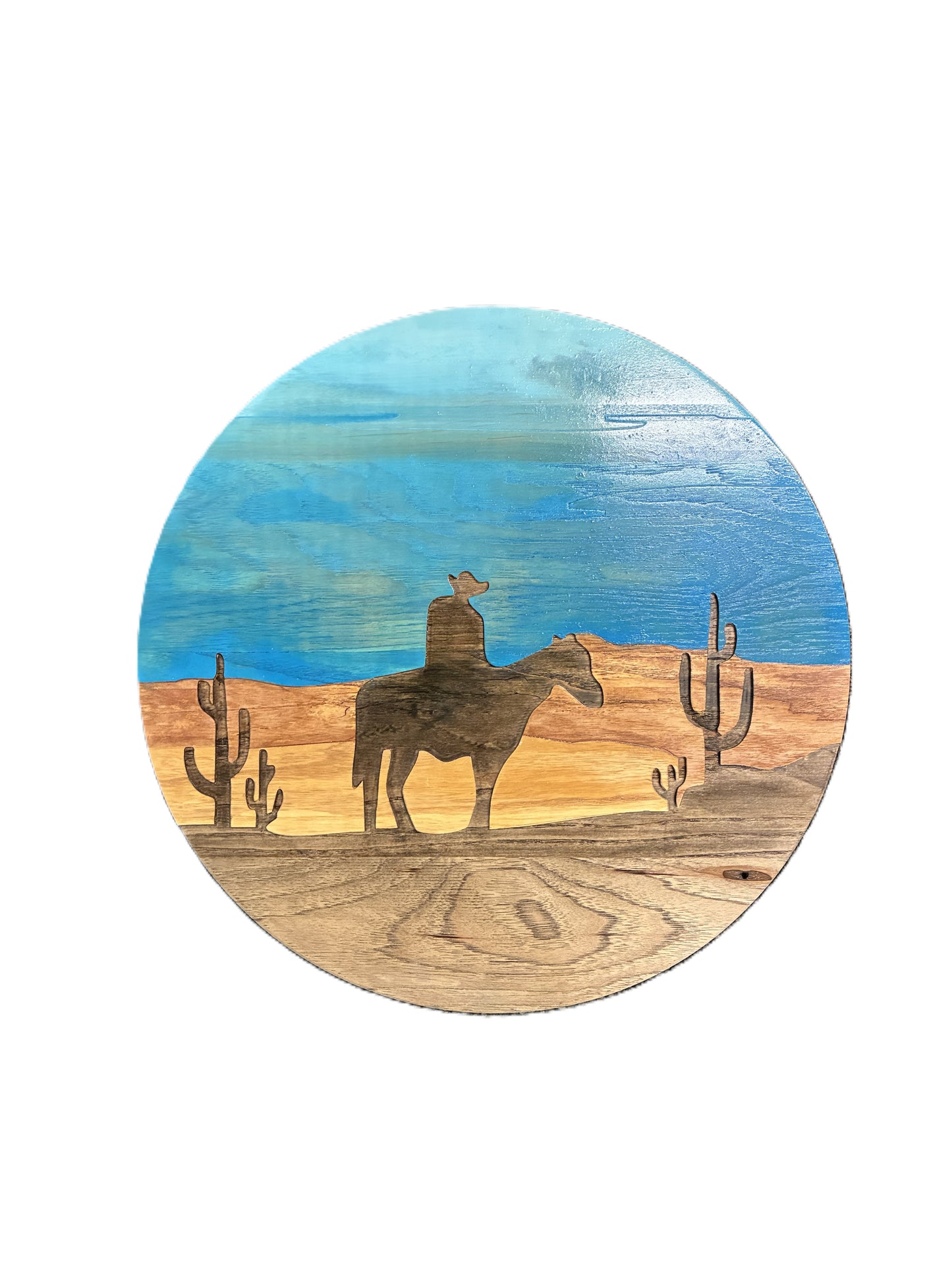 Round Sign - Cowboy
