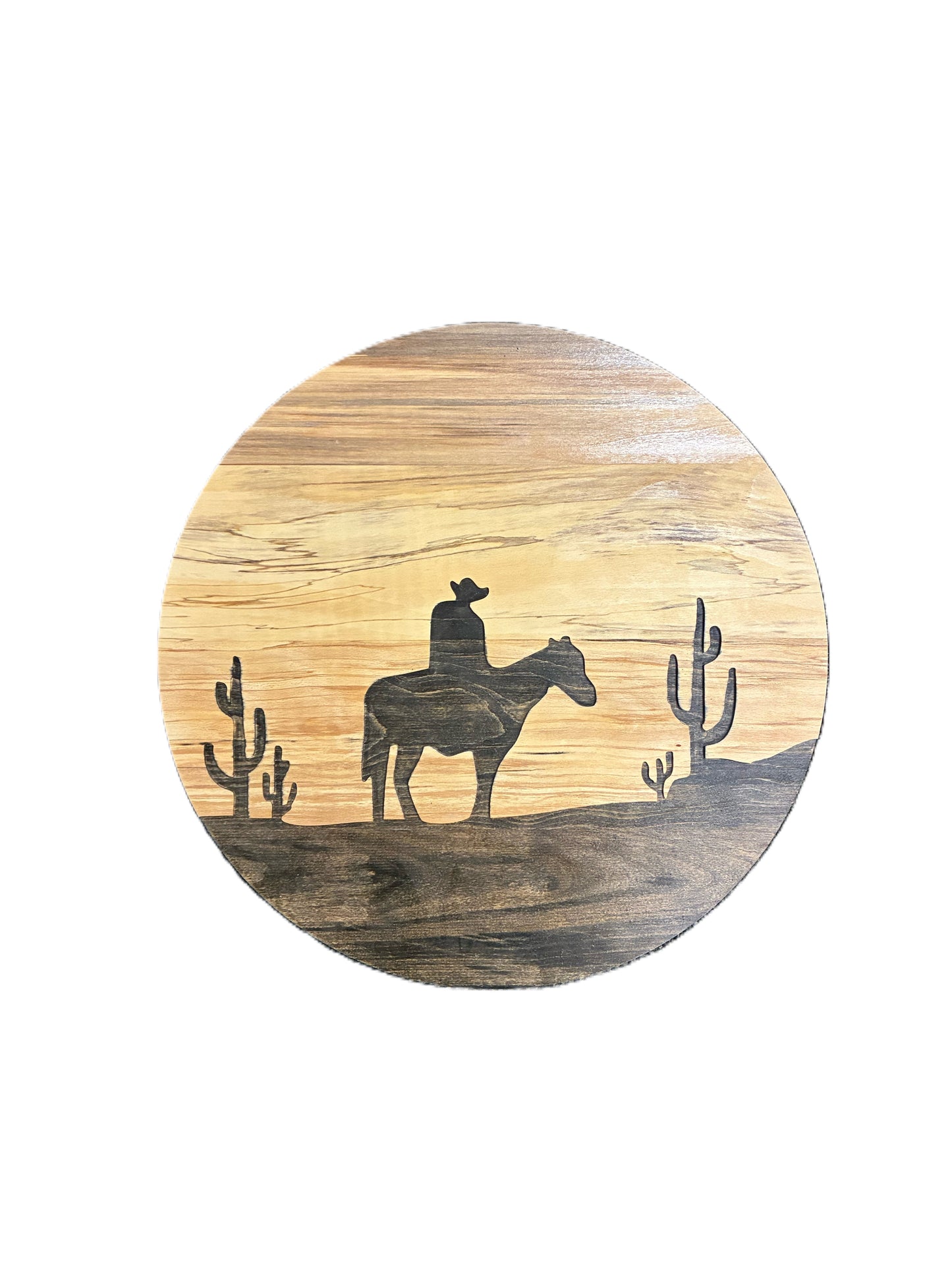 Round Sign - Cowboy