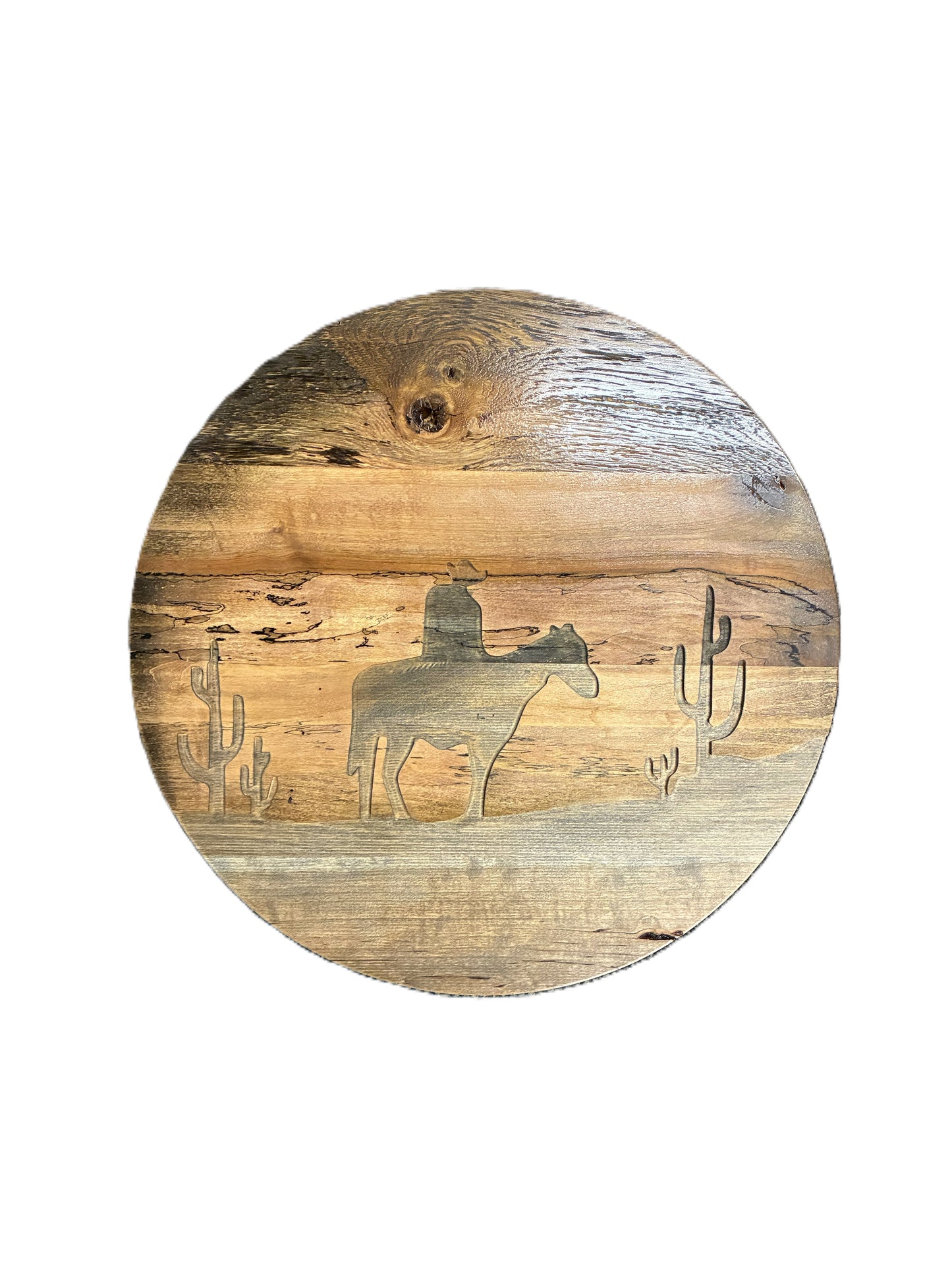 Round Sign - Cowboy