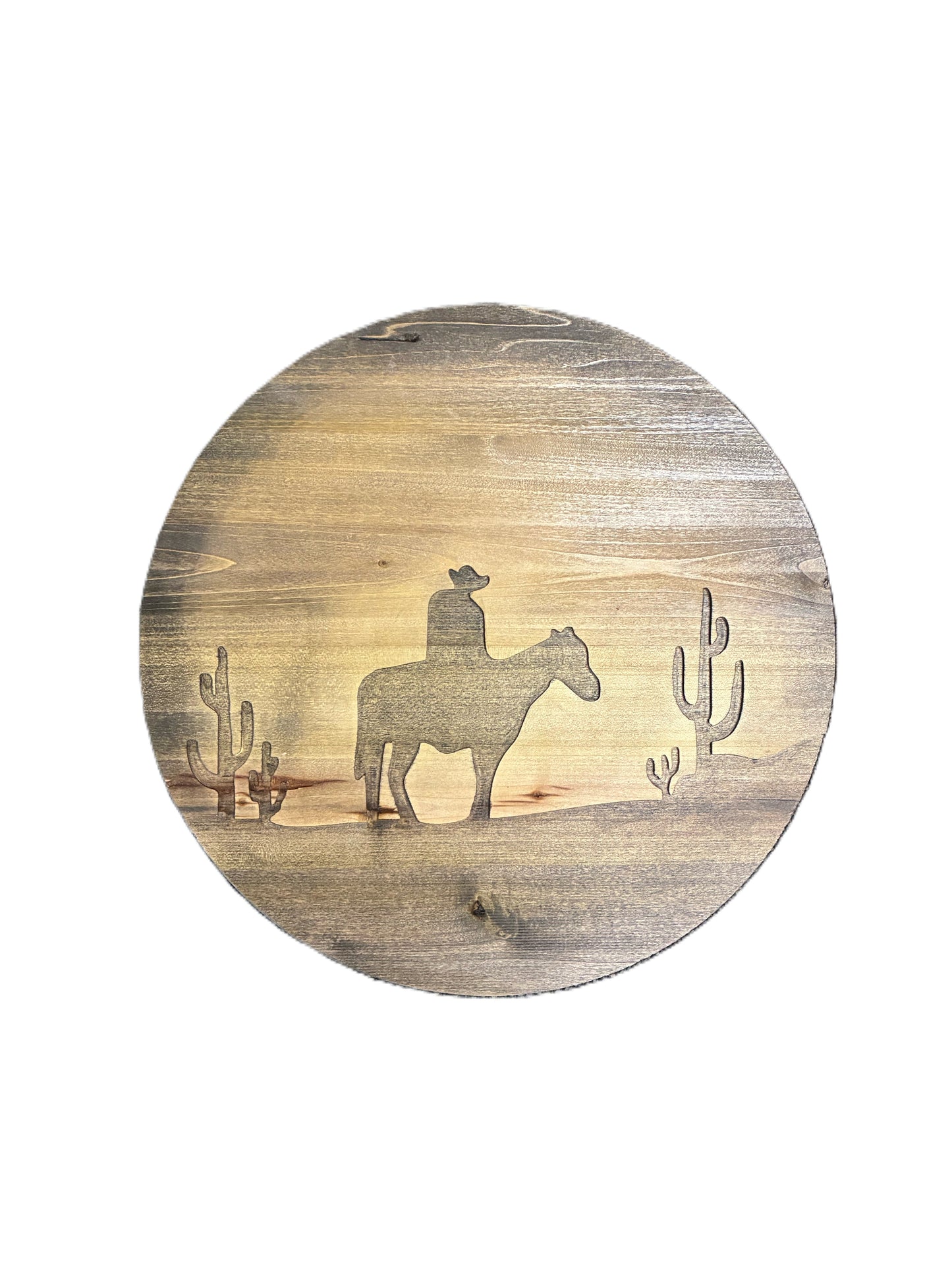 Round Sign - Cowboy