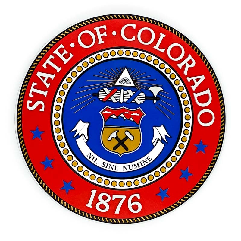 State Seal, Rowmark – Colorado Correctional Industries