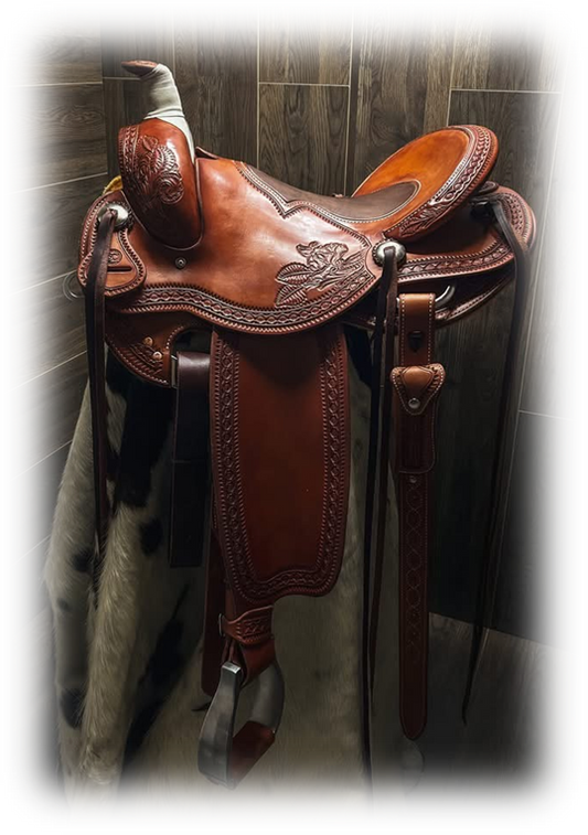 Leather Saddle, CCI Versatility Model, Mahogany