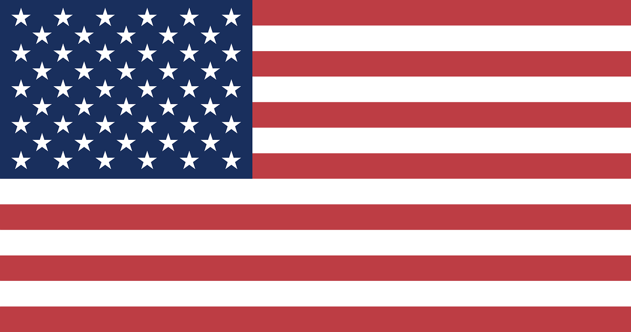 Nylon American Flag for indoor use