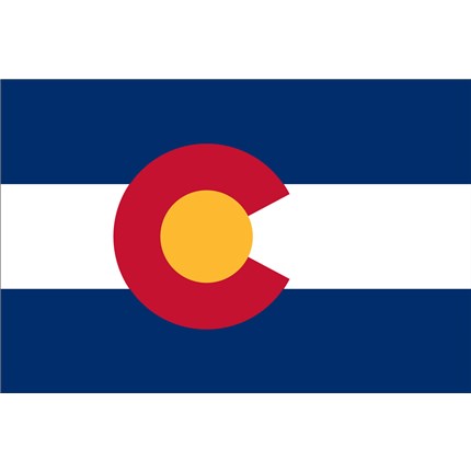 digital image of colorado flag